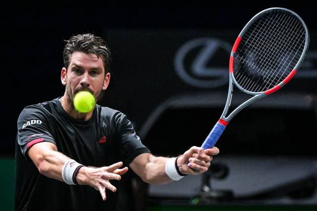 October 30, 2025, Nanterre, France, France: Cameron NORRIE of Great Britain during the fourth day of the Rolex Paris Masters 1000 tennis tournament at Accor Arena on October 30, 2025 in Nanterre near Paris, France. Nanterre France - ZUMAm308 20251030_zsp_m308_004 Copyright: xMatthieuxMirvillex