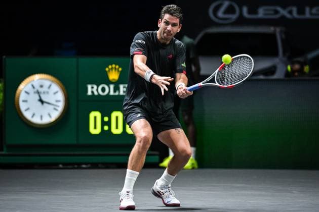 October 30, 2025, Nanterre, France, France: Cameron NORRIE of Great Britain during the fourth day of the Rolex Paris Masters 1000 tennis tournament at Accor Arena on October 30, 2025 in Nanterre near Paris, France. Nanterre France - ZUMAm308 20251030_zsp_m308_005 Copyright: xMatthieuxMirvillex