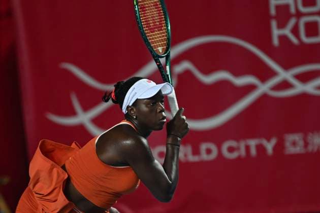 Hong Kong Tennis Open - Day 6 Canadian tennis player Victoria Mboko during a match at the Hong Kong Tennis Open on October 30, 2025 in Hong Kong. (Photo by Kobe Li Nexpher Images) Hong Kong