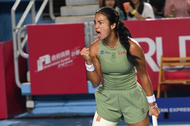 Hong Kong Tennis Open - Day 6 Filipino tennis player Alexandra Eala during a match at the Hong Kong Tennis Open on October 30, 2025 in Hong Kong. (Photo by Kobe Li Nexpher Images) Hong Kong