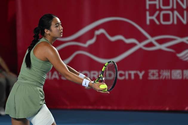 Hong Kong Tennis Open - Day 6 Filipino tennis player Alexandra Eala during a match at the Hong Kong Tennis Open on October 30, 2025 in Hong Kong. (Photo by Kobe Li Nexpher Images) Hong Kong