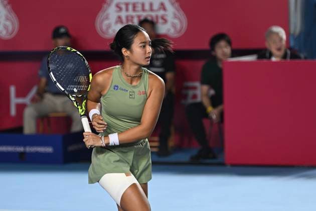 Hong Kong Tennis Open - Day 6 Filipino tennis player Alexandra Eala during a match at the Hong Kong Tennis Open on October 30, 2025 in Hong Kong. (Photo by Kobe Li Nexpher Images) Hong Kong