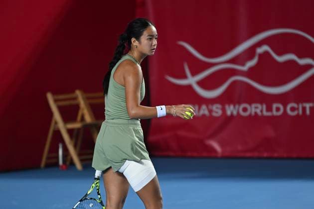 Hong Kong Tennis Open - Day 6 Filipino tennis player Alexandra Eala during a match at the Hong Kong Tennis Open on October 30, 2025 in Hong Kong. (Photo by Kobe Li Nexpher Images) Hong Kong