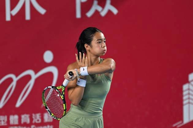 Hong Kong Tennis Open - Day 6 Filipino tennis player Alexandra Eala during a match at the Hong Kong Tennis Open on October 30, 2025 in Hong Kong. (Photo by Kobe Li Nexpher Images) Hong Kong