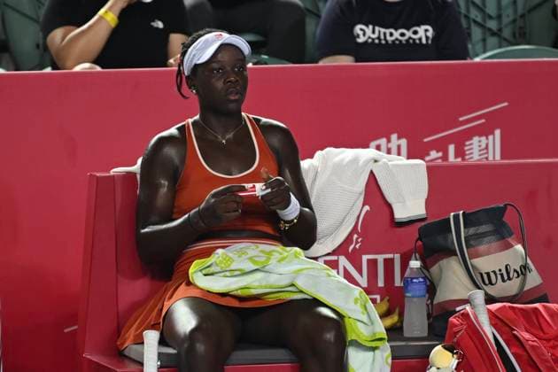 Hong Kong Tennis Open - Day 6 Canadian tennis player Victoria Mboko during a match at the Hong Kong Tennis Open on October 30, 2025 in Hong Kong. (Photo by Kobe Li Nexpher Images) Hong Kong