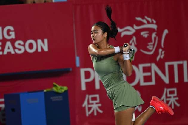 Hong Kong Tennis Open - Day 6 Filipino tennis player Alexandra Eala during a match at the Hong Kong Tennis Open on October 30, 2025 in Hong Kong. (Photo by Kobe Li Nexpher Images) Hong Kong