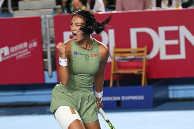 Hong Kong Tennis Open - Day 6 Filipino tennis player Alexandra Eala during a match at the Hong Kong Tennis Open on October 30, 2025 in Hong Kong. (Photo by Kobe Li Nexpher Images) Hong Kong