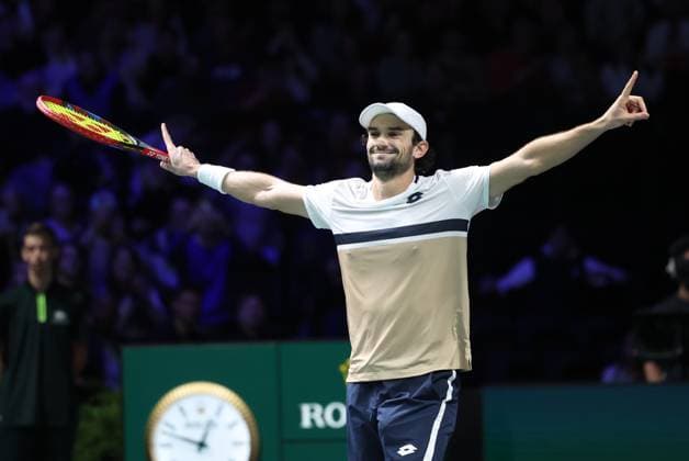 ROLEX PARIS MASTERS TENNIS 2025 Thierry Larret MAXPPP - Nanterre (92) 30 10 2025 Thierry Larret Maxppp. Tennis. Rolex Paris Masters. Paris La Defense, Nanterre (92). Du 25 octobre au 2 novembre 2025. Jeudi 30 octobre 2025. Cameron NORRIE vs Valentin VACHEROT (MON) Nanterre (92) PARIS LA DEFENSE ARENA ILE DE FRANCE FRANCE  Copyright: xMAXPPPxThierryxLarretx TLR202510303929 TLR202510303929