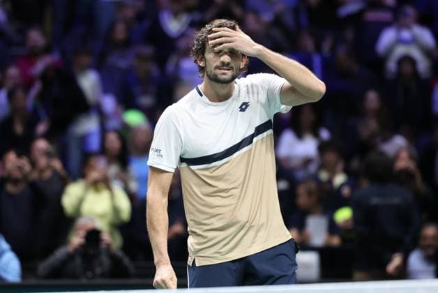 ROLEX PARIS MASTERS TENNIS 2025 Thierry Larret MAXPPP - Nanterre (92) 30 10 2025 Thierry Larret Maxppp. Tennis. Rolex Paris Masters. Paris La Defense, Nanterre (92). Du 25 octobre au 2 novembre 2025. Jeudi 30 octobre 2025. Cameron NORRIE vs Valentin VACHEROT (MON) Nanterre (92) PARIS LA DEFENSE ARENA ILE DE FRANCE FRANCE  Copyright: xMAXPPPxThierryxLarretx TLR202510303932 TLR202510303932