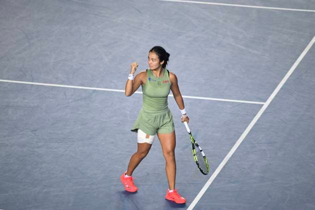 Hong Kong Tennis Open - Day 6 Filipino tennis player Alexandra Eala during a match at the Hong Kong Tennis Open on October 30, 2025 in Hong Kong. (Photo by Kobe Li Nexpher Images) Hong Kong