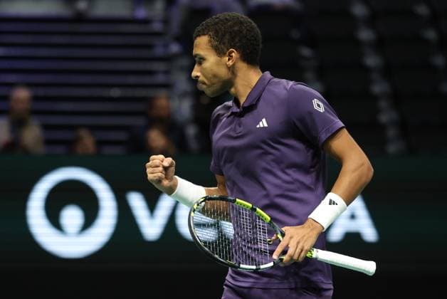 ROLEX PARIS MASTERS TENNIS 2025 Thierry Larret MAXPPP - Nanterre (92) 30 10 2025 Thierry Larret Maxppp. Tennis. Rolex Paris Masters. Paris La Defense, Nanterre (92). Du 25 octobre au 2 novembre 2025. Jeudi 30 octobre 2025. Felix AUBER-ALIASSIME (CAN) vs Daniel ALTMAIER (GER) Nanterre (92) PARIS LA DEFENSE ARENA ILE DE FRANCE FRANCE  Copyright: xMAXPPPxThierryxLarretx TLR202510304139 TLR202510304139