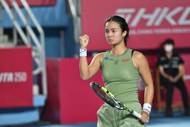 Hong Kong Tennis Open - Day 6 Filipino tennis player Alexandra Eala during a match at the Hong Kong Tennis Open on October 30, 2025 in Hong Kong. (Photo by Kobe Li Nexpher Images) Hong Kong