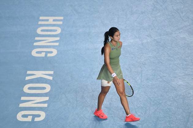 Hong Kong Tennis Open - Day 6 Filipino tennis player Alexandra Eala during a match at the Hong Kong Tennis Open on October 30, 2025 in Hong Kong. (Photo by Kobe Li Nexpher Images) Hong Kong