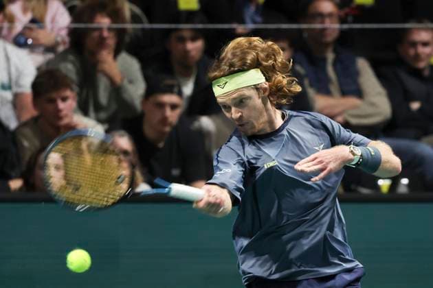 TENNIS : Rolex Paris Masters - 30 10 2025 Ben Shelton (USA) Vs Andrey Rublev ParisFrance  Copyright: xMichtofx
