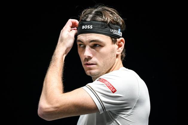 October 30, 2025, Nanterre, France, France: Taylor FRITZ of United States during the fourth day of the Rolex Paris Masters 1000 tennis tournament at Accor Arena on October 30, 2025 in Nanterre near Paris, France. Nanterre France - ZUMAm308 20251030_zsp_m308_034 Copyright: xMatthieuxMirvillex