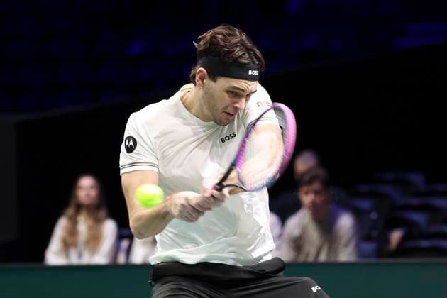 TENNIS : Rolex Paris Masters - 30 10 2025 Taylor Fritz (USA) Vs Alexander Bublik (KAZ) ParisFrance  Copyright: xMichtofx