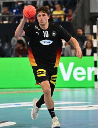 30 10 2025 Handball international U20 U21 Germany gg Hungary xwoxzix Rasmus Ankermann 10, Germany cropped single image