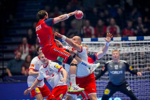 Mens Handball Golden League in Trondheim Spektrum Trondheim 20251030 Norways mens national handball team meets Denmark in the Golden League in Trondheim Spektrum Photo Ole Martin Wold NTB Trondheim Norway EDITORIAL USE ONLY RESTRICTED USE FOR BETTING COMPANIES  Copyright: xOlexMartinxWoldx xNTBx