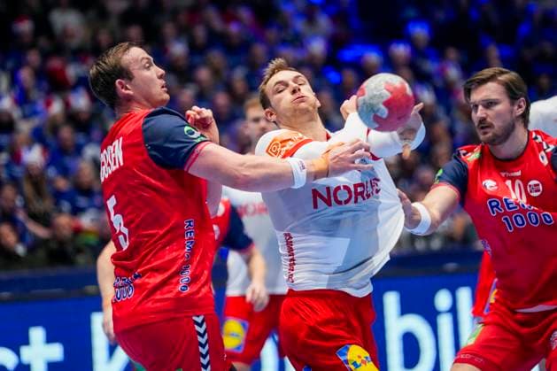 Mens Handball Golden League in Trondheim Spektrum Trondheim 20251030 Norways mens national handball team meets Denmark in the Golden League in Trondheim Spektrum Photo Ole Martin Wold NTB Trondheim Norway EDITORIAL USE ONLY RESTRICTED USE FOR BETTING COMPANIES  Copyright: xOlexMartinxWoldx xNTBx