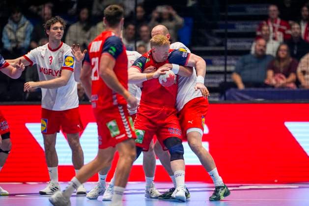 Mens Handball Golden League in Trondheim Spektrum Trondheim 20251030 Norways mens national handball team meets Denmark in the Golden League in Trondheim Spektrum Photo Ole Martin Wold NTB Trondheim Norway EDITORIAL USE ONLY RESTRICTED USE FOR BETTING COMPANIES  Copyright: xOlexMartinxWoldx xNTBx