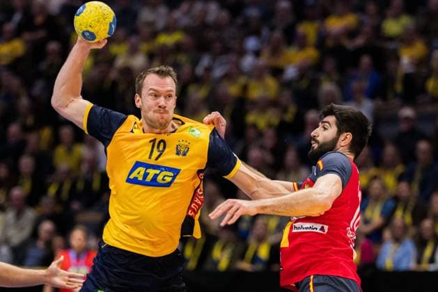 Handball, Men, International match, Sweden - Spain