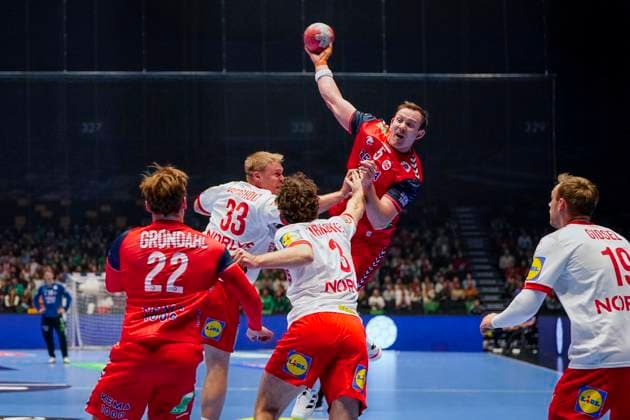 Men s Handball Golden League in Trondheim Spektrum Trondheim 20251030 The Norwegian men s national handball team meets Denmark in the Golden League at Trondheim Spektrum Photo Erik Flaaris Johansen NTB Trondheim Norway EDITORIAL USE ONLY RESTRICTED USE FOR BETTING COMPANIES  Copyright: xErikxFlaarisxJohansenx xNTBx
