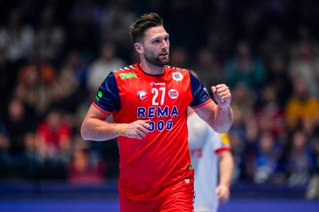 Mens Handball Golden League in Trondheim Spektrum Trondheim 20251030 Norways mens national handball team meets Denmark in the Golden League in Trondheim Spektrum Photo Ole Martin Wold NTB Trondheim Norway EDITORIAL USE ONLY RESTRICTED USE FOR BETTING COMPANIES  Copyright: xOlexMartinxWoldx xNTBx