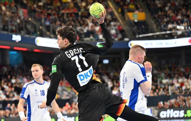 30 10 2025 Handball international Germany gg Iceland xwoxzix Marko Grgic 71, Germany Ymir Örn Gislason 11, Iceland