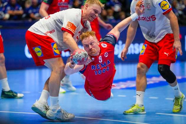 Mens Handball Golden League in Trondheim Spektrum Trondheim 20251030 Norways mens national handball team meets Denmark in the Golden League in Trondheim Spektrum Photo Ole Martin Wold NTB Trondheim Norway EDITORIAL USE ONLY RESTRICTED USE FOR BETTING COMPANIES  Copyright: xOlexMartinxWoldx xNTBx