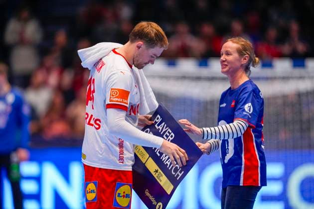 Mens Handball Golden League in Trondheim Spektrum Trondheim 20251030 Norways mens national handball team meets Denmark in the Golden League in Trondheim Spektrum Photo Ole Martin Wold NTB Trondheim Norway EDITORIAL USE ONLY RESTRICTED USE FOR BETTING COMPANIES  Copyright: xOlexMartinxWoldx xNTBx
