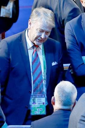 2018 FIFA World Cup, WM, Weltmeisterschaft, Fussball Russia™ Final Draw MOSCOW, RUSSIA - DECEMBER 01: Head coach Age Hareide of Denmark is seen after the 2018 FIFA World Cup Russia Final Draw in the State Kremlin Palace in Moscow, Russia on December 01, 2017. Moskova Rusya. Editorial use only. Please get in touch for any other usage.  Copyright: x2025xAnadoluxSefaxKaracanx