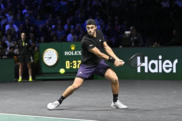 Rolex Paris Masters 2025 - Tennis - ATP, Tennis Herren - Rolex Paris Masters 2025 - Cerundolo - Argentine ParisFrance  Copyright: xChryslenexCaillaudx xPznewsx