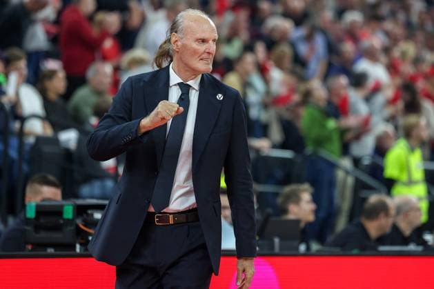 Dusko Ivanovic Virtus Bologna, Head Coach gestures, GER, FC Bayern Basketball vs Virtus Bologna, Basketball, Euroleague, Matchday 8, Season 2025 2026, 30 10 2025, GER, FC Bayern Basketball vs Virtus Bologna, Basketball, Euroleague, Matchday 8, Season 2025 2026, 30 10 2025 Munich Copyright: xEibner-Pressefoto JennixMaulx EP_JML