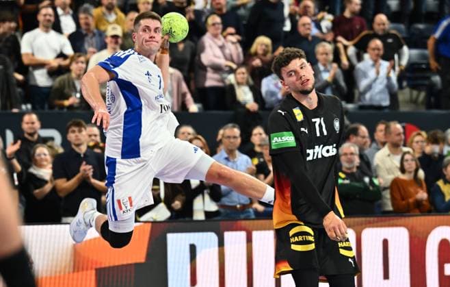 30 10 2025 Handball international Germany gg Iceland xwoxzix Viggo Kristjansson 7, Iceland Marko Grgic 71, Germany