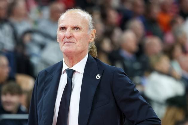 Dusko Ivanovic Virtus Bologna, Head Coach , GER, FC Bayern Basketball vs Virtus Bologna, Basketball, Euroleague, Matchday 8, Season 2025 2026, 30 10 2025, GER, FC Bayern Basketball vs Virtus Bologna, Basketball, Euroleague, Matchday 8, Season 2025 2026, 30 10 2025 Munich Copyright: xEibner-Pressefoto JennixMaulx EP_JML