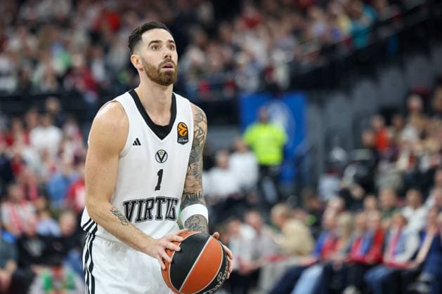 Luca Vildoza Virtus Bologna, 01 , GER, FC Bayern Basketball vs Virtus Bologna, Basketball, Euroleague, Matchday 8, Season 2025 2026, 30 10 2025, GER, FC Bayern Basketball vs Virtus Bologna, Basketball, Euroleague, Matchday 8, Season 2025 2026, 30 10 2025 Munich Copyright: xEibner-Pressefoto JennixMaulx EP_JML