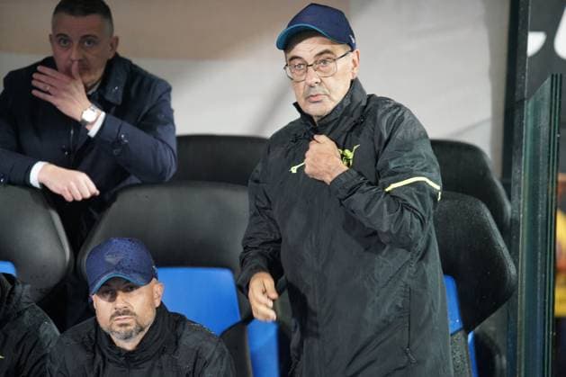 Lazio s coach Maurizio Sarri...During the Serie A soccer match between Pisa and Lazio at the Cetilar Arena Romeo Anconetani Stadium in Pisa; Center West Italy; saturday October30; 2025 ; Soccer  Copyright: xAlessandroxLaxRocca LaPressex