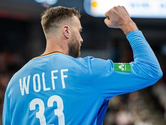 Andreas Wolff Germany, 33 cheers after a save, Germany vs Iceland, handball, international match, men, season 2025 2026, 30 10 2025, Germany vs Iceland, handball, international match, men, season 2025 2026, 30 10 2025 Nuremberg Copyright: xEibner-Pressefoto MichaelxSchmidx EP_MST