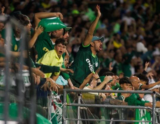 Match between Palmeiras x LDU Sao Paulo (SP) 10 30 2025 - Football Palmeiras x LDU - Player, during the match between Palmeiras and LDU, valid for the 2nd game of the Copa Libertadores semi-final, held at Allianz Parque, this Thursday (30). Sao Paulo Brasil Copyright: xAbraaoxSoaresx