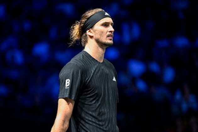 Rolex Paris Masters - Day 4 Alexander Sascha Zverev during the Rolex Paris Masters 1000 ATP, Tennis Herren tennis tournament at the La Defense Arena on October 30, 2025 in Paris, France. Photo by Victor Joly ABACAPRESS.COM Paris France  Copyright: xJolyxVictor ABACAx