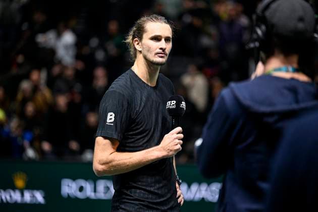 Rolex Paris Masters - Day 4 Alexander Sascha Zverev during the Rolex Paris Masters 1000 ATP, Tennis Herren tennis tournament at the La Defense Arena on October 30, 2025 in Paris, France. Photo by Victor Joly ABACAPRESS.COM Paris France  Copyright: xJolyxVictor ABACAx