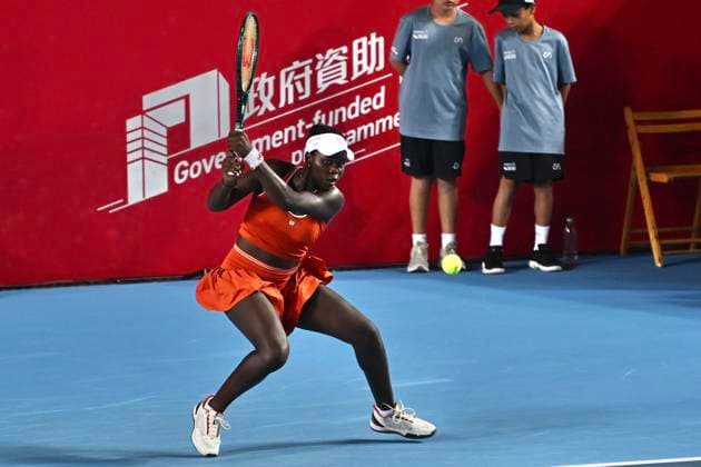 Victoria Mboko In WTA250 Canadian tennis player Victoria Mboko during a match at the Hong Kong Tennis Open on October 31, 2025 in Hong Kong. (Photo by Kobe Li Nexpher Images) Hong Kong