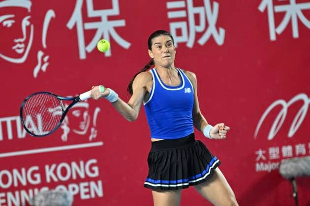 Sorana Cirstea In WTA250 Romanian tennis player Sorana Cirstea during a match at the Hong Kong Tennis Open on October 31, 2025 in Hong Kong. (Photo by Kobe Li Nexpher Images) Hong Kong
