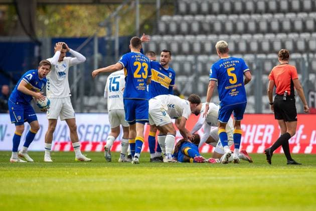 Football, RL Nordost, FC Carl Zeiss Jena - 1. FC Magdeburg II