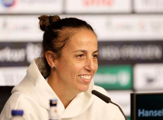 Photo Coach Liese BRANCAO HSV Fussball 1 Liga , on Fri 31 10 25 Press conference at Hamburger SV