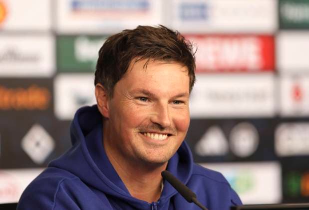 Football, 1st BL, Hamburger SV, Press conference