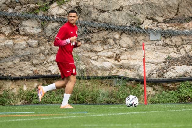 Football, France, AS Monaco, Training