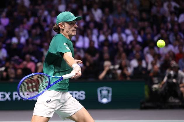 ROLEX PARIS MASTERS TENNIS 2025 Thierry Larret MAXPPP - Nanterre (92) 31 10 2025 Thierry Larret Maxppp. Tennis. Rolex Paris Masters. Paris La Defense, Nanterre (92). Du 25 octobre au 2 novembre 2025. Vendredi 31octobre 2025. Quart de Finale : Alexander BUBLIK (KAZ) vs Alex De MINAUR (AUS). Nanterre (92) PARIS LA DEFENSE ARENA ILE DE FRANCE FRANCE  Copyright: xMAXPPPxThierryxLarretx TLR202510316809 TLR202510316809