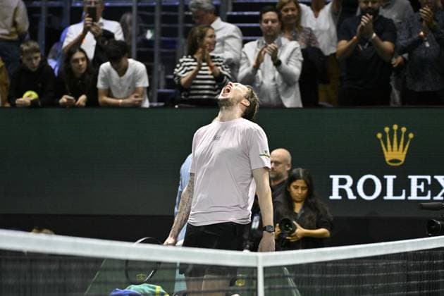 Rolex Paris Masters 2025 - Tennis - ATP, Tennis Herren - Rolex Paris Masters 2025 - Alexander Bublik Kazakhstan ParisFrance  Copyright: xChryslenexCaillaudx xPznewsx