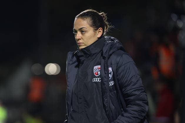 3 Liga FC Viktoria Köln FC Ingolstadt 04 before the match Head coach Sabrina Wittmann FCI 3 Liga FC Ingolstadt 04 Season 2025 2026 FC Viktoria Köln